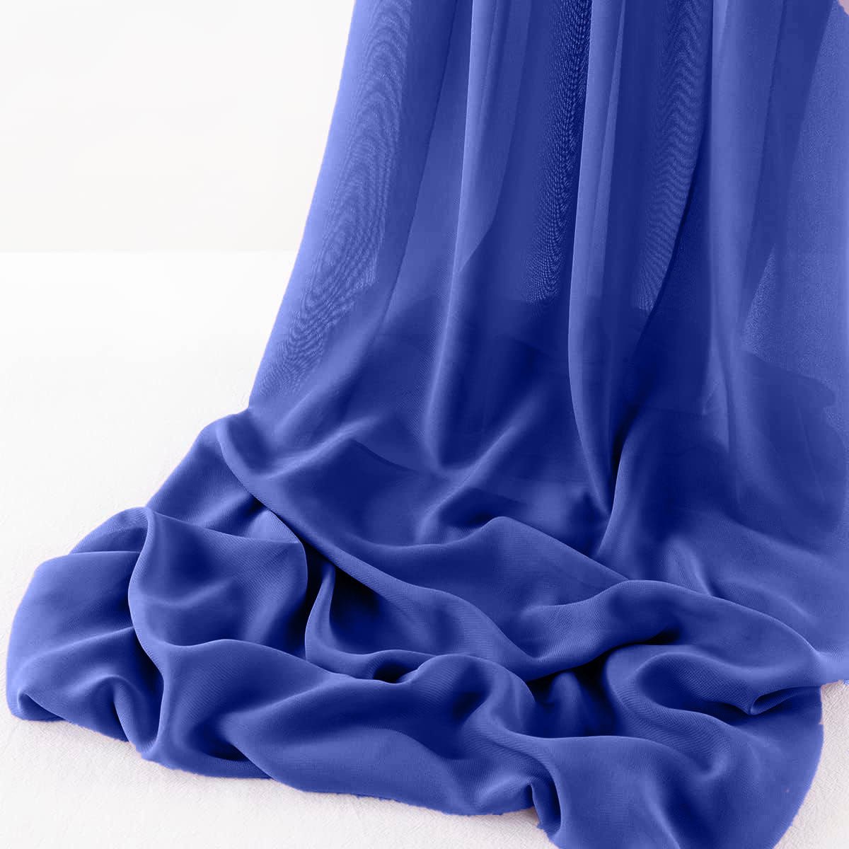 Wool Dobby Chiffon Fabric - Sheer Table Runner, 29" Wide X 120" Long (1 Piece)