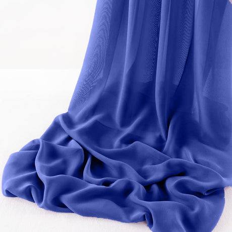 Wool Dobby Chiffon Fabric - Sheer Table Runner, 29" Wide X 120" Long (1 Piece)