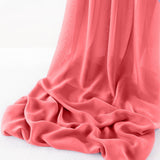 Wool Dobby Chiffon Sheer Runner Chiffon Fabric - Sheer Dobby Weave, 14" Wide X 90" Long (1 Runner)