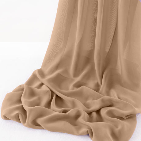 Wool Dobby Chiffon Fabric - Sheer Runner, 29" X 144" (1 Runner)
