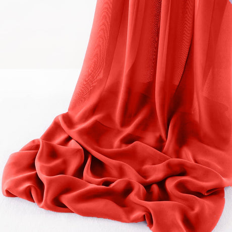 Wool Dobby Chiffon Fabric - Sheer Runner, 29" X 144" (1 Runner)