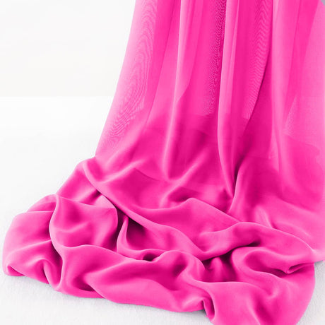 Wool Dobby Chiffon Fabric - Sheer Runner, 29" X 144" (1 Runner)