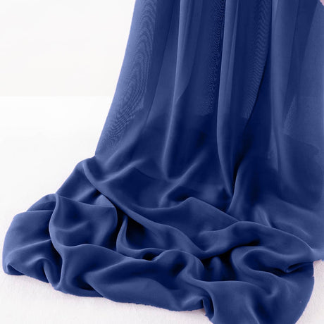 Wool Dobby Chiffon Fabric - Sheer Table Runner, 29" Wide X 120" Long (1 Piece)