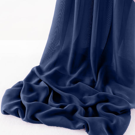 Wool Dobby Chiffon Fabric - Sheer Table Runner, 29" Wide X 120" Long (1 Piece)