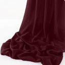 Wool Dobby Chiffon Fabric - Sheer Runner, 18" Wide X 90" Long, Color Options (1 Runner)