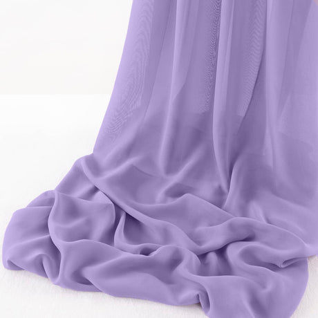 Wool Dobby Chiffon Fabric - Sheer Runner, 29" X 144" (1 Runner)
