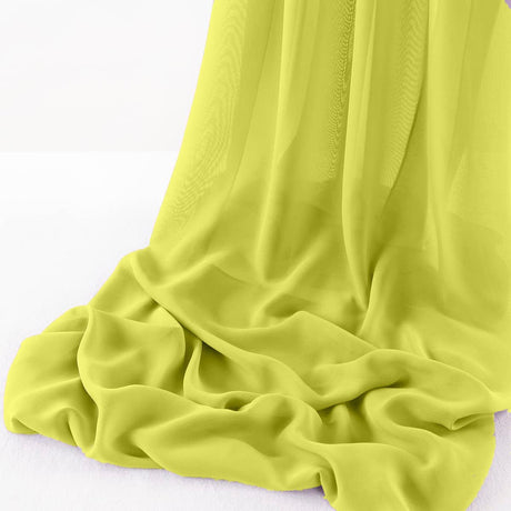 Wool Dobby Chiffon Fabric - Sheer Runner, 29" X 144" (1 Runner)