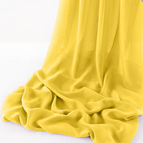 Wool Dobby Chiffon Fabric - Sheer Runner, 29" X 144" (1 Runner)