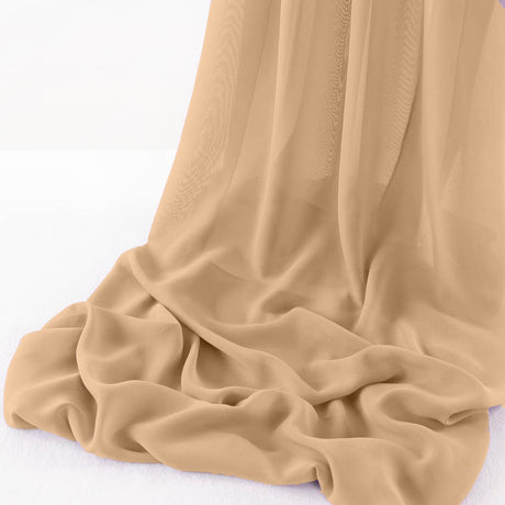 Wool Dobby Chiffon Fabric - Sheer Runner, 29" Wide X 180" Long, Color Options (1 Runner)