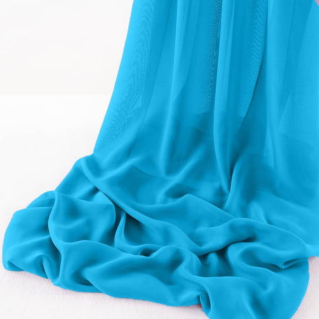 Wool Dobby Chiffon Fabric - Sheer Runner, 29" X 144" (1 Runner)