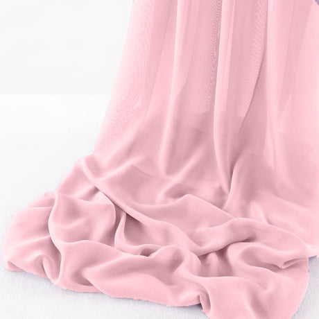 Wool Dobby Chiffon Fabric - Sheer Runner, 29" X 144" (1 Runner)