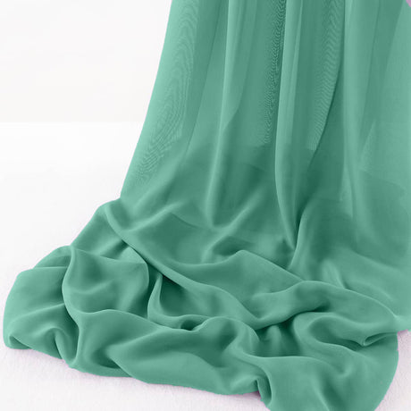 Wool Dobby Chiffon Fabric - Sheer Runner, 29" X 144" (1 Runner)