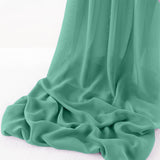 Wool Dobby Chiffon Fabric - Sheer Runner, 14" Wide X 180" Long (1 Piece)