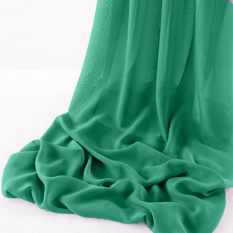 Wool Dobby Chiffon Fabric - Sheer Runner, 29" Wide X 180" Long, Color Options (1 Runner)