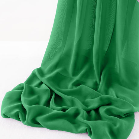 Wool Dobby Chiffon Fabric - Sheer Runner, 29" X 144" (1 Runner)