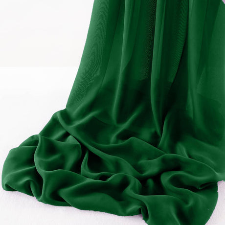 Wool Dobby Chiffon Fabric - Sheer Runner, 29" X 144" (1 Runner)
