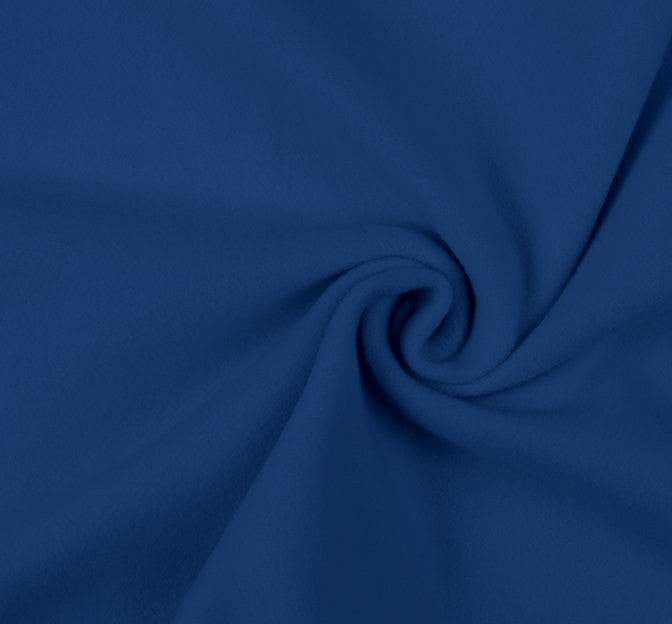 Wool Dobby Royal Polyester Fabric - Royal, Lightweight, 58/60" Width (1 Yard)