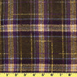 Plaid Wool Blend Woven Fabric