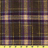 Plaid Wool Blend Woven Fabric