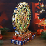 15" Mr. Christmas Animated World’s Fair Grand Ferris Wheel Musical LED Holiday Décor