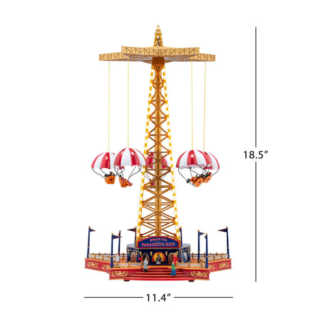 18" Mr. Christmas 90th Anniversary World's Fair Parachute Ride