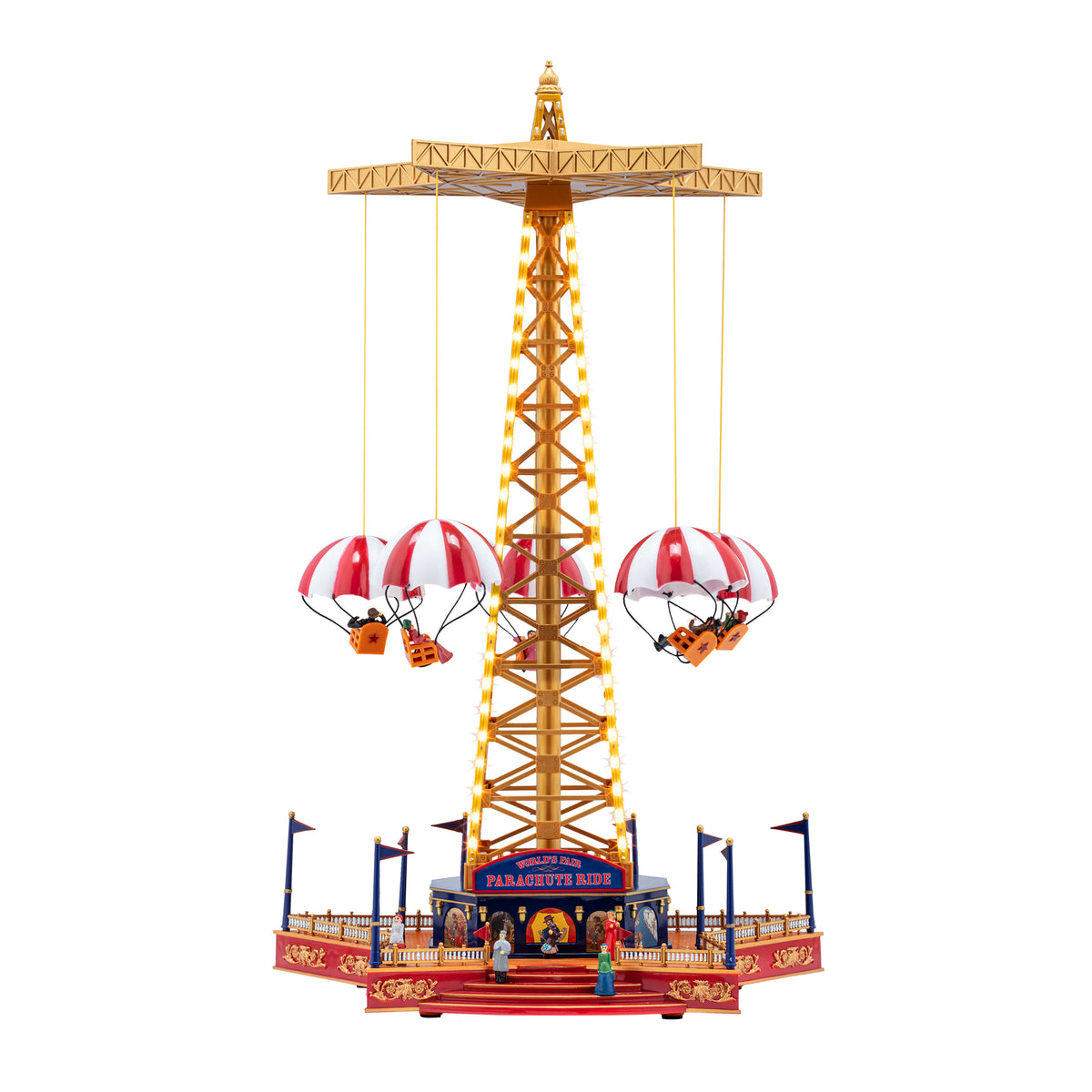 18" Mr. Christmas 90th Anniversary World's Fair Parachute Ride