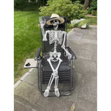 60 in. Life-Size Hanging Skeleton Halloween Decoration