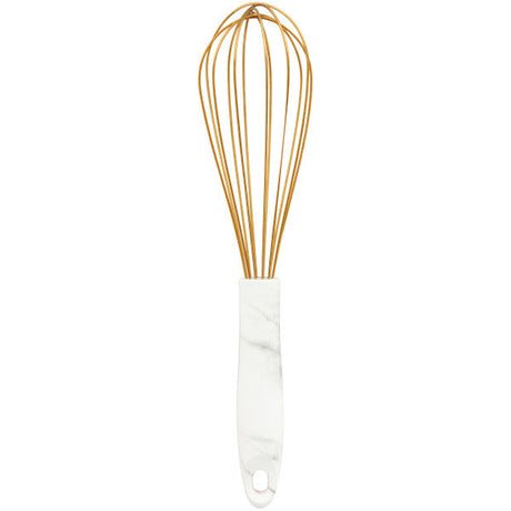 Wilton Large Gold Balloon Whisk with Marble Handle