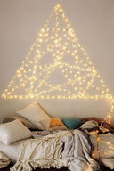 100 LED Silver Copper Fairy Lights Battery Operated