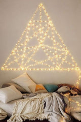 100 LED Silver Copper Fairy Lights Battery Operated