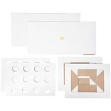 Wilton White Corrugated Cupcake Box with Window, 13 x 10 x 4-Inch, 2-Count