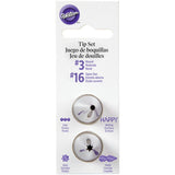 Wilton Round and Open Star Cake Decorating Tip Set, 2-Piece