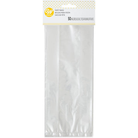 Wilton Clear Tall Treat Bags, 50-Count