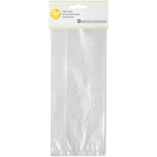 Wilton Clear Tall Treat Bags, 50-Count