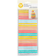 Wilton Yellow, Orange, Red and Blue Striped Treat Bags and Ties, 20-Count