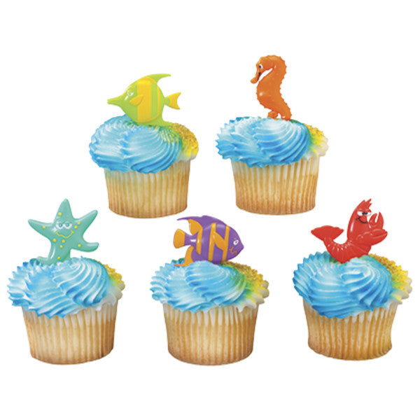 Sea Life Friends DecoPic Cupcake Picks (144 Count)