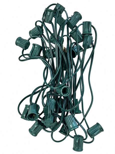C9 Socket Cord - 25' 12" Spacing