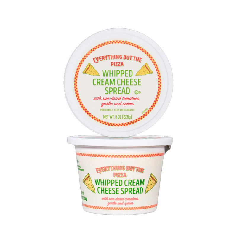 Everything But the Pizza Whipped Cream Cheese Spread Savory Pizza Inspired Fluffy Cream Cheese for Bagels and Dips