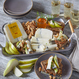Mobay® Goat & Sheep Milk Layered Cheese with Grapevine Ash