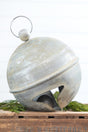 12" Weathered Tin Jingle Bell Christmas Ornament