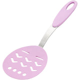 Wilton Purple Easter Egg Plastic Turner or Spatula with Silicone Handle