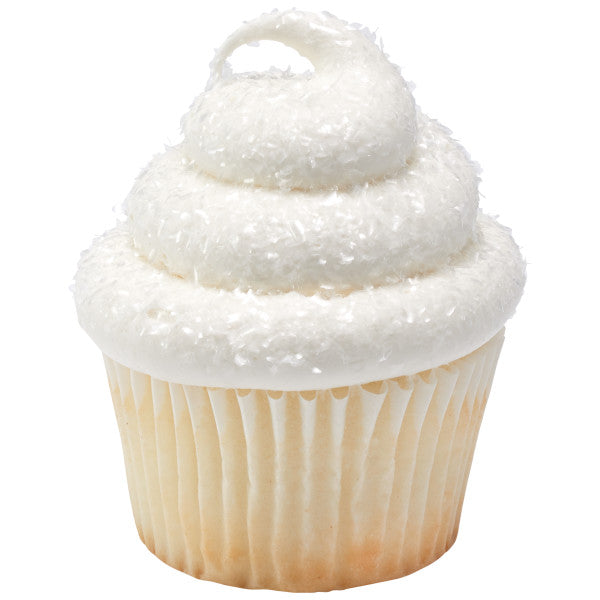 Edible Glitter Clear White – 4 oz Tall Bottle Bulk