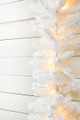 LED White Crystal Spruce Garland