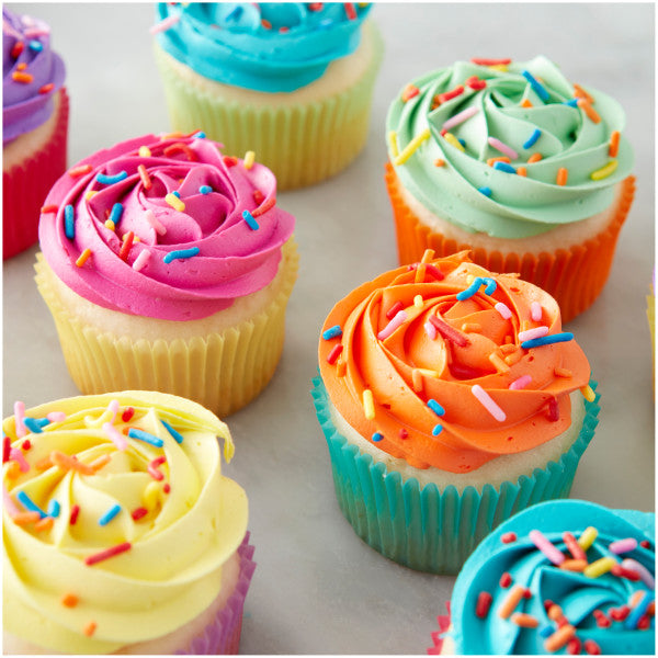 Wilton Pastel Rainbow Cupcake Liners, 150-Count