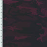 Printed Spandex Tricot Maroon Camo