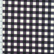 Printed Spandex Tricot Black White Checker