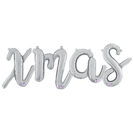 Foil Balloon XMAS Script Letters Kit