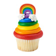 Rainbow Traditional Cupcake and Cake Rings 12 set