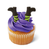 Wilton Witch Hat and Legs Royal Icing Decorations, 12-Count