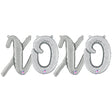 Foil Balloon XOXO Script Letters Kit